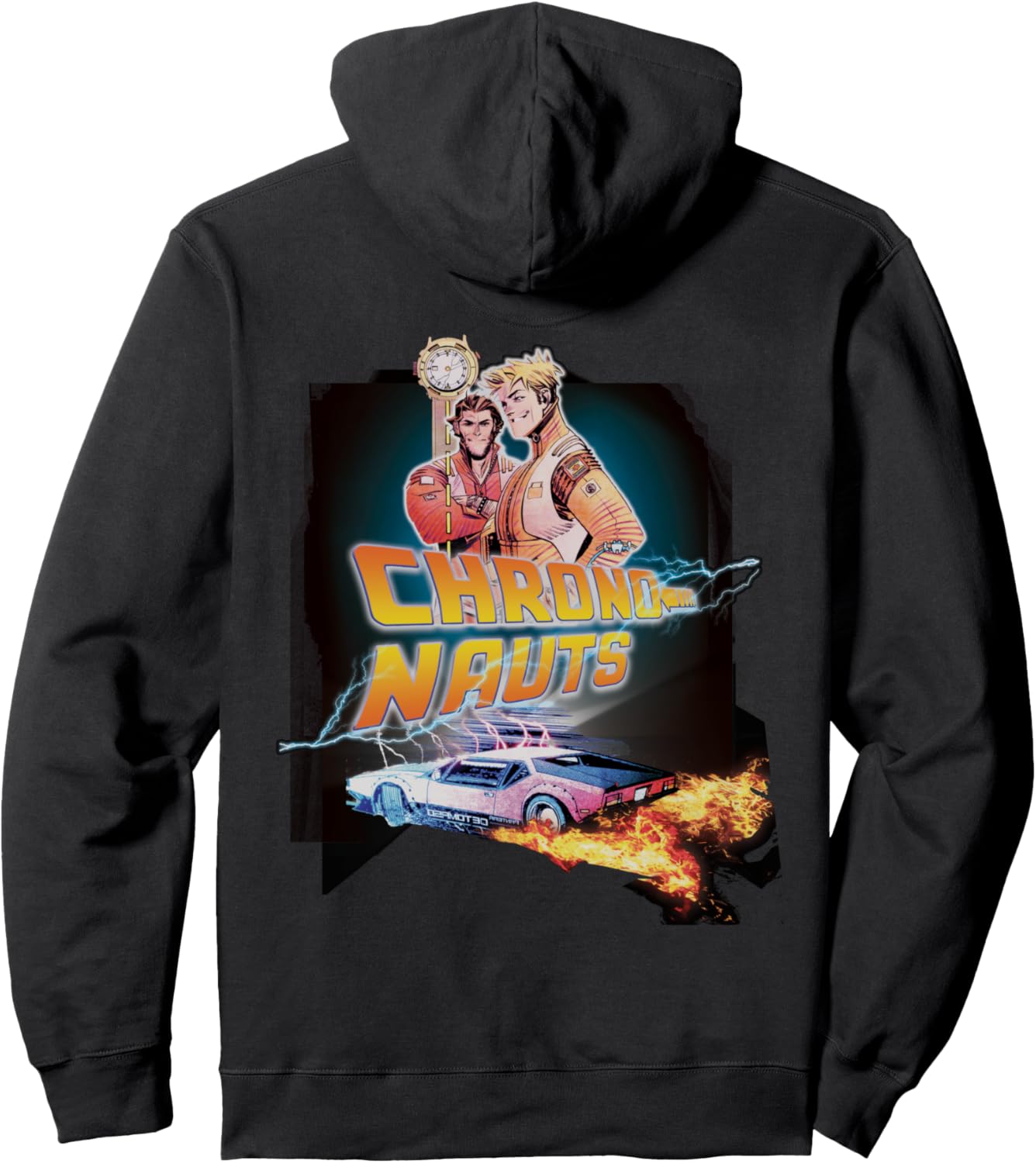 

Толстовка Millarworld Chrononauts Remix 1985 Time Machine, черная