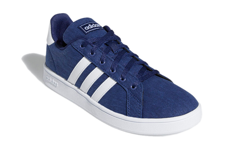 GRAND COURT Kids Скейтбординг Кроссовки Детские низкие темно-синие/ярко-белые Adidas Neo — фото 3