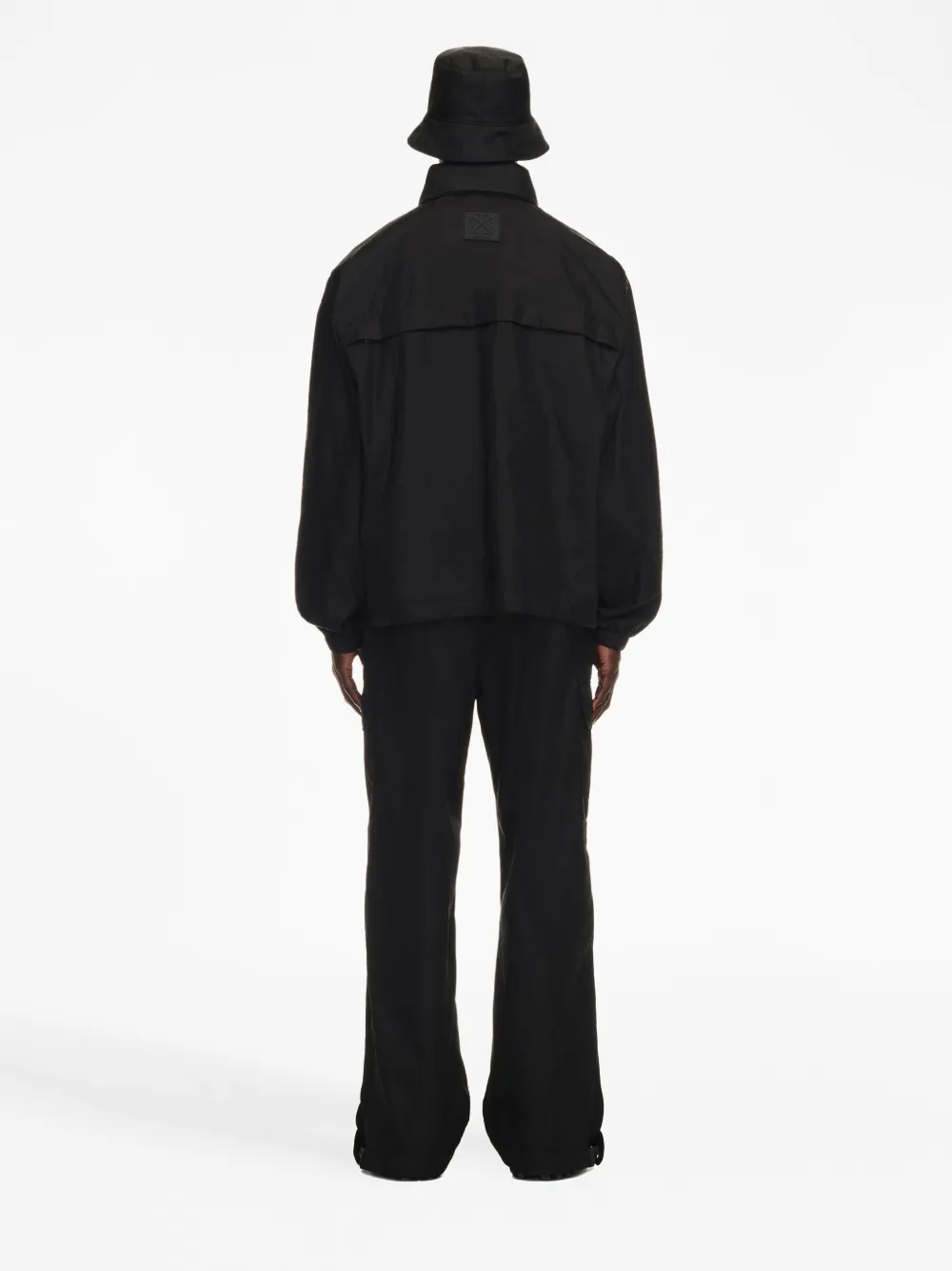 Куртка на молнии OFF-WHITE, черный — фото 4