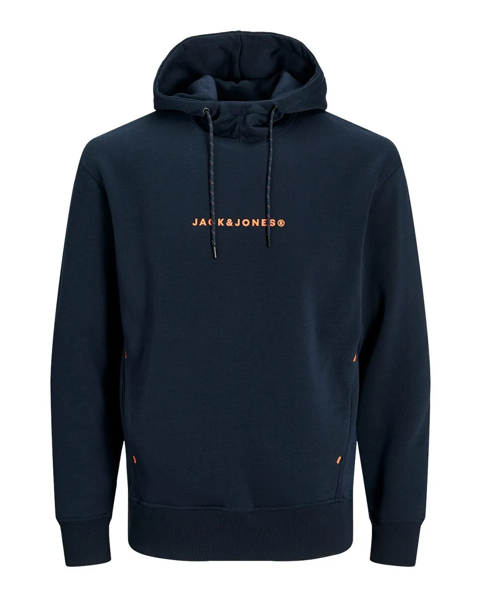 

Мужская однотонная толстовка с длинными рукавами Jack & Jones, темно-синий