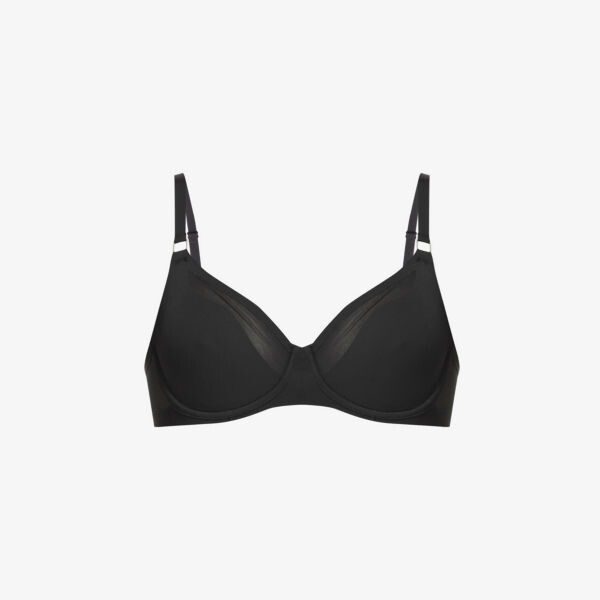 

Бюстгальтер Pure Light на косточках из эластичной ткани Chantelle, черный