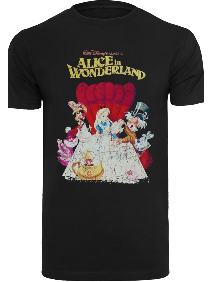 

Футболка F4NT4STIC Disney Alice im Wunderland Retro Poster, черный