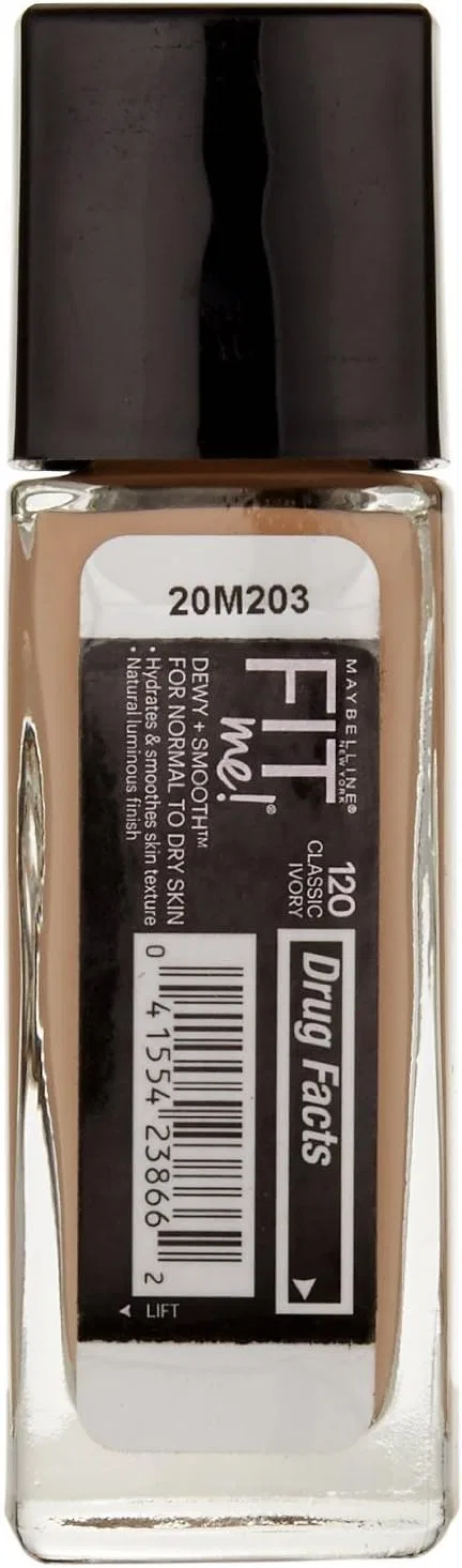 Тональное средство жидкое Maybelline Fit Me оттенок Classic Ivory SPF18, 2 шт — фото 2