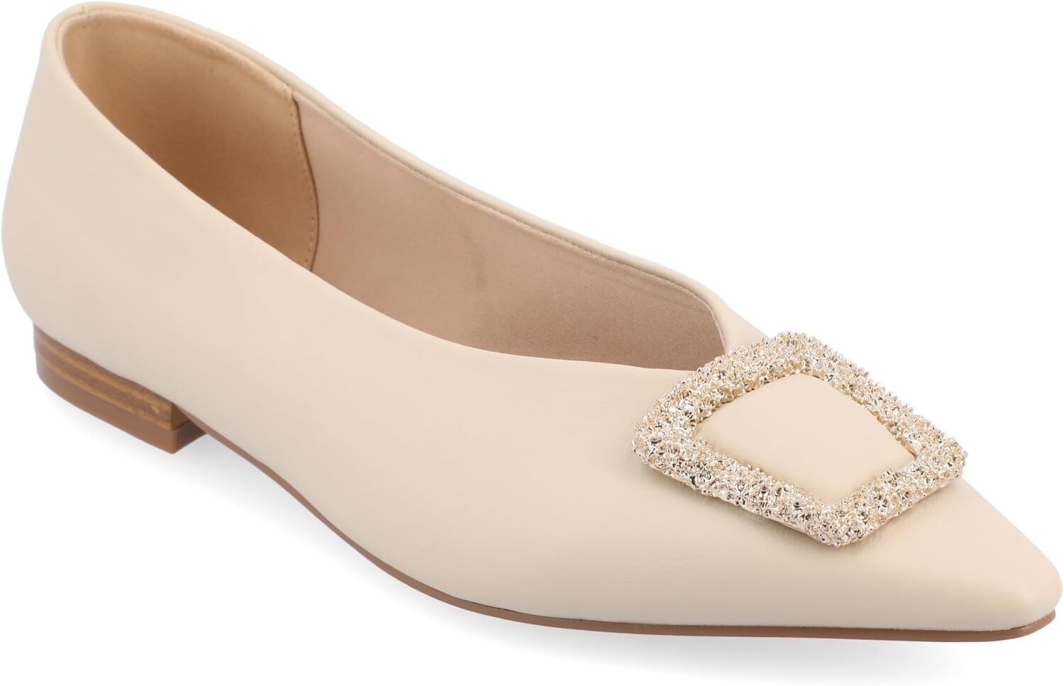 

Туфли на плоской подошве Journee Collection Tru Comfort Foam Elowen Flats, бежевый