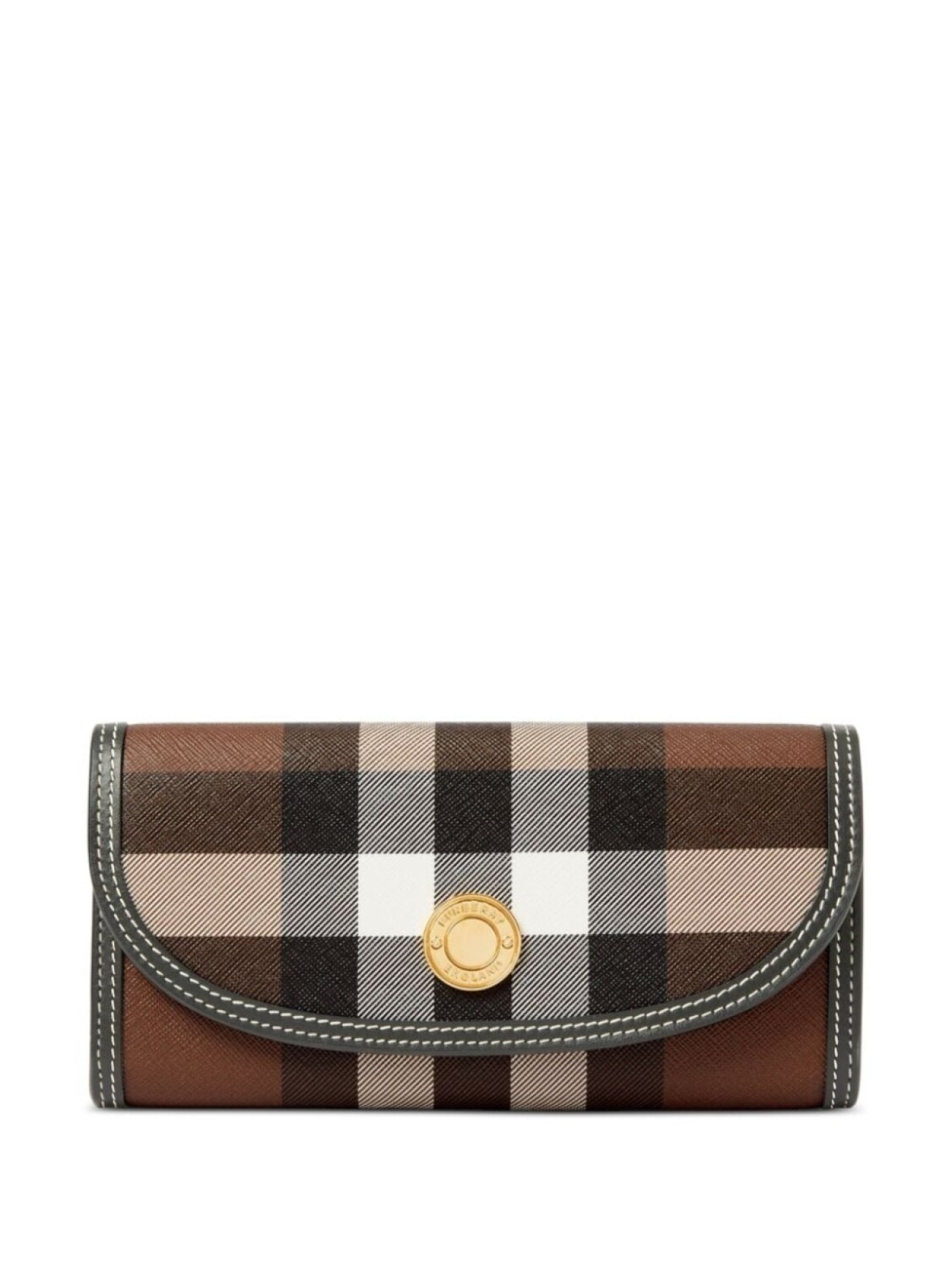

Burberry кошелек в клетку, коричневый