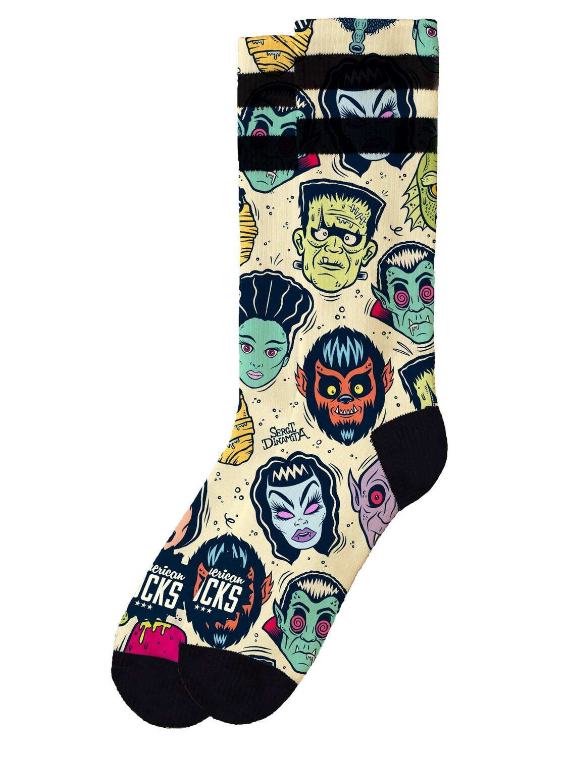 

American Socks Носки 'Villains' в желтом цвете