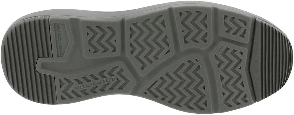 Мужские слипоны Skechers Parson-Ralven 204804 с открытым носком, Gray — фото 3