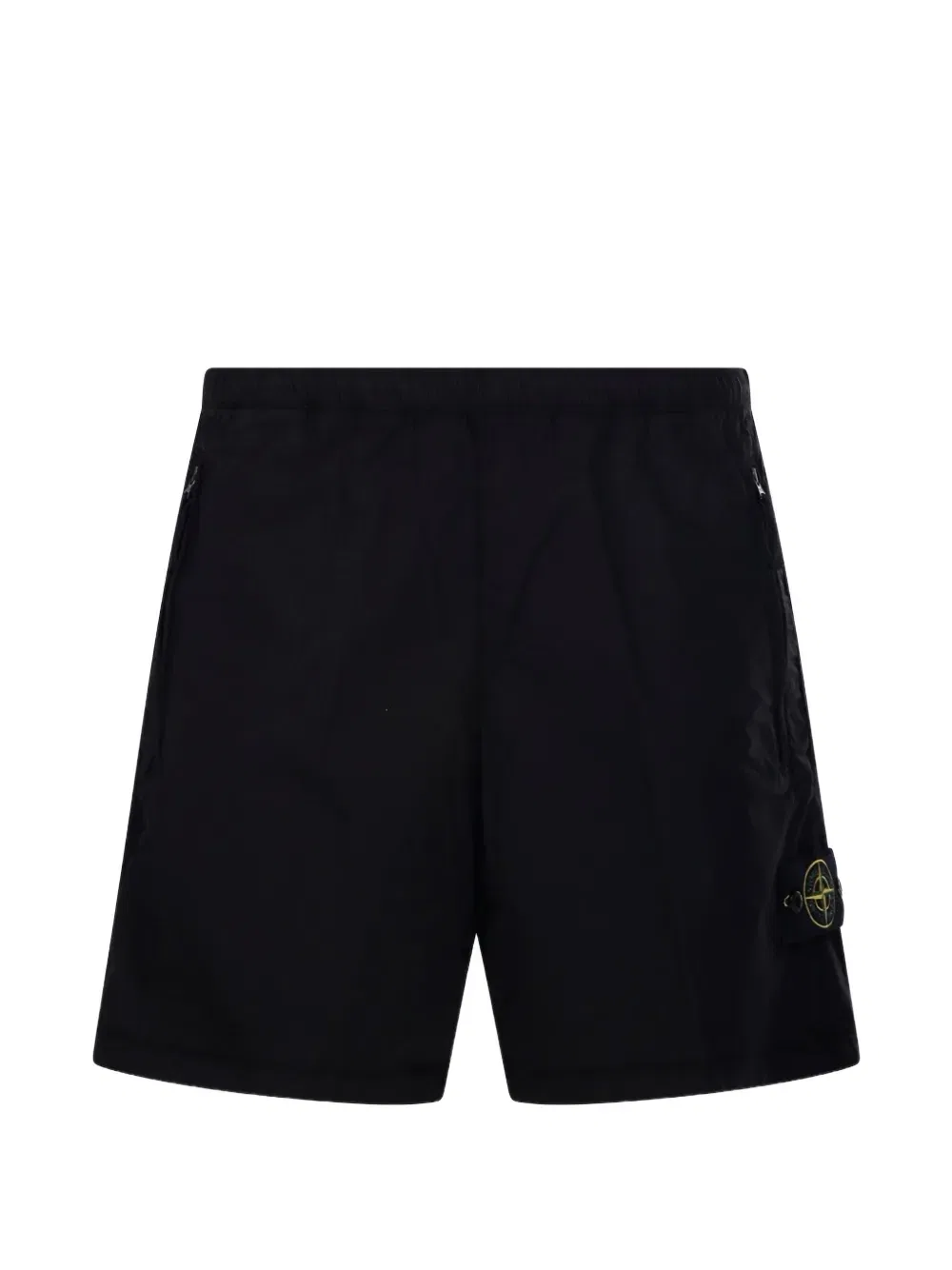 Шорты с нашивкой "Компас" Stone Island, черный — фото 3