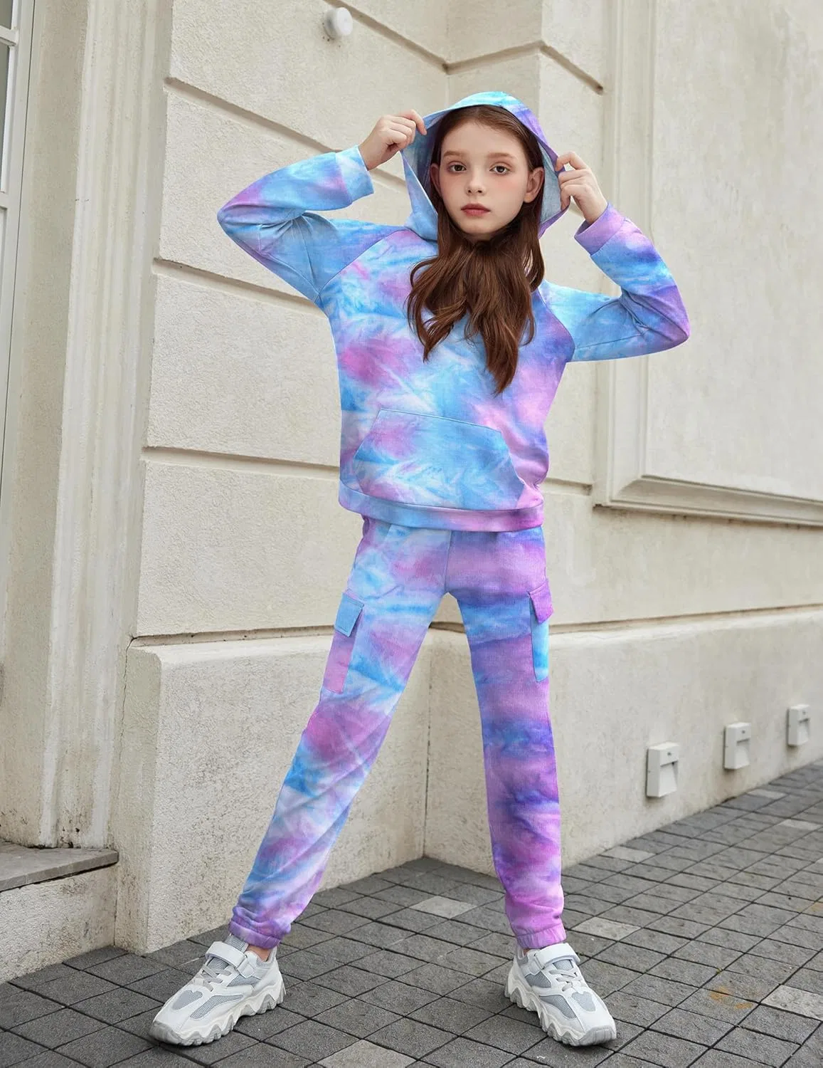 Детский спортивный костюм тай-дай Arshiner, 2 предмета, B-tie Dye — фото 3