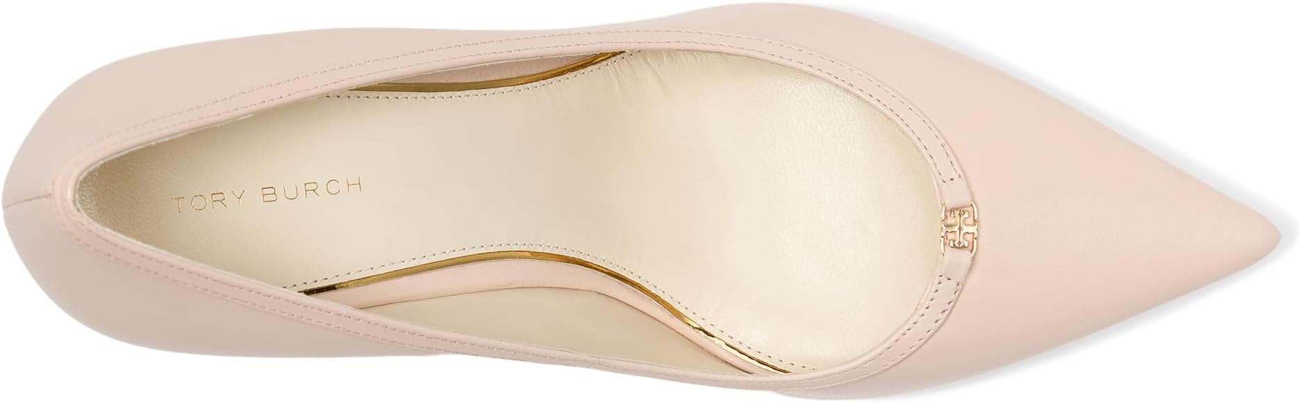 Туфли Tory Burch Double T Buckle Pumps 80mm, цвет Soft Pink/Soft Pink — фото 2