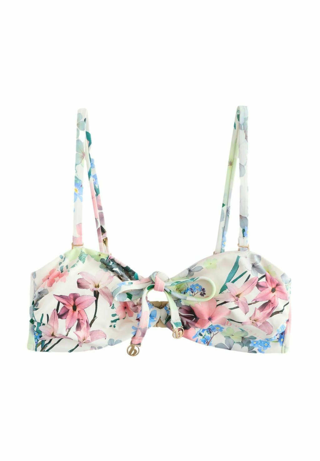 

Верх бикини DITSY FLORAL BANDEAU TIE DETAIL B by Ted Baker, бежевый
