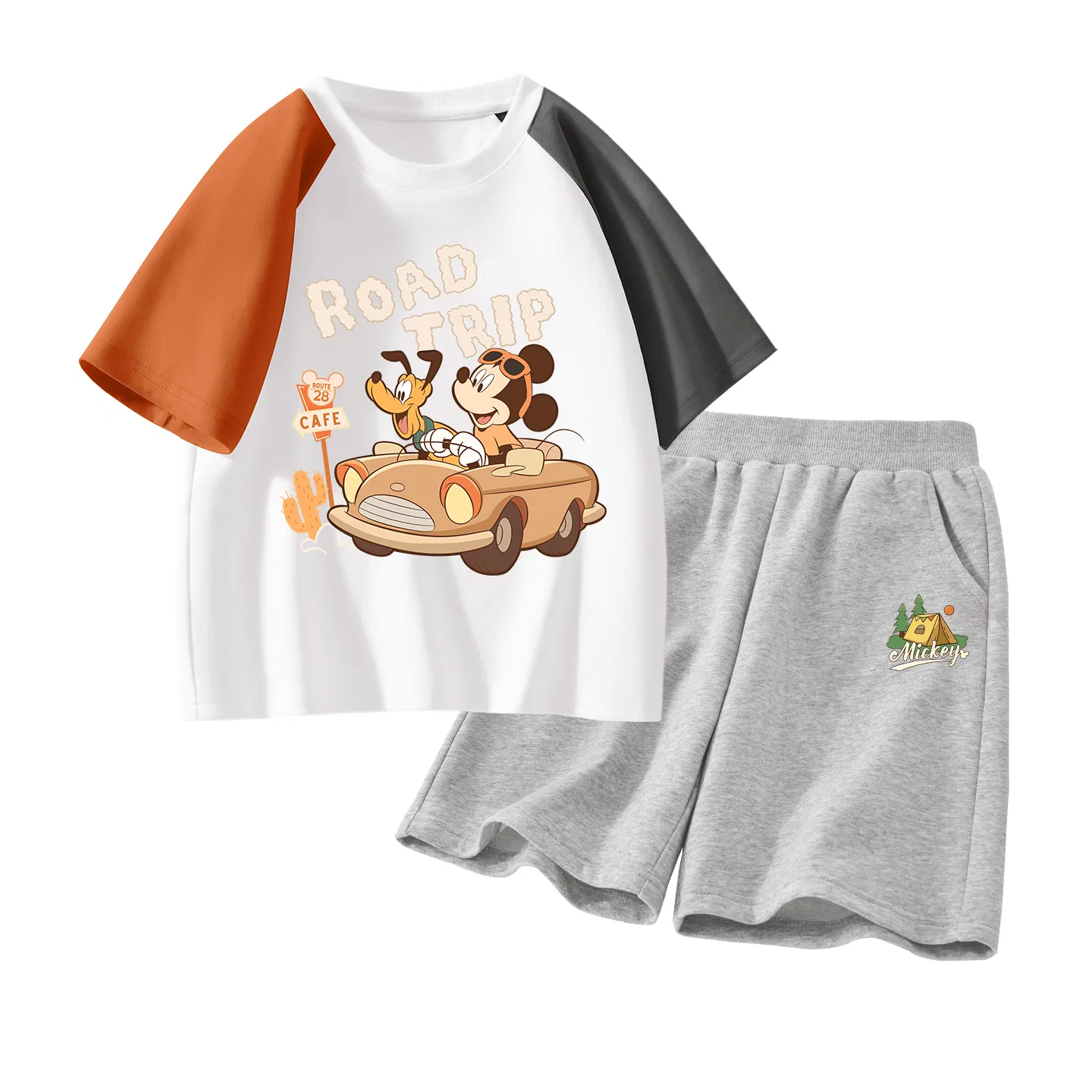 Детский спортивный костюм Disney Happy Orange Gray