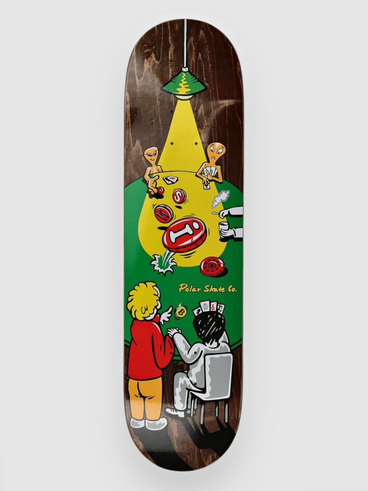 

Дека для скейтборда Polar Skate Oski Poker Face (Short) 8.125″ Skateboard Deck, veneer
