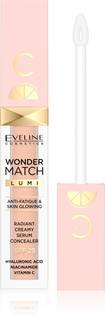 

Осветляющий консилер spf 25 Eveline Cosmetics Wonder Match Lumi, 10 Vanilla 6,8 ml