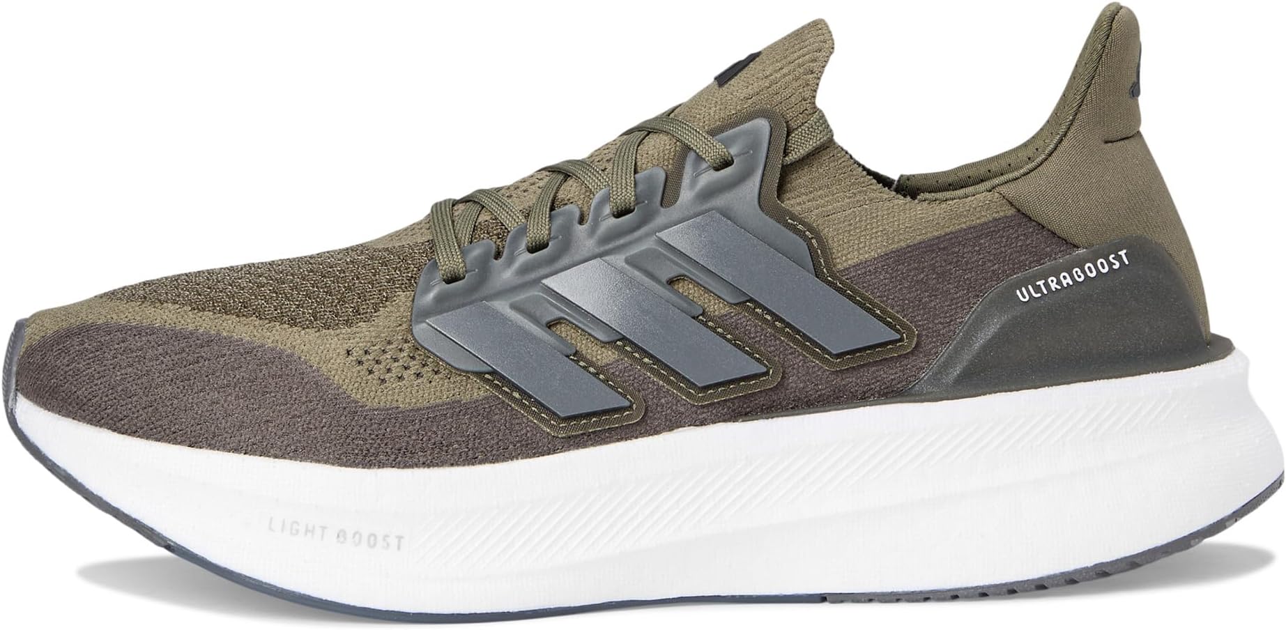 Кроссовки adidas Running Ultraboost 5, цвет Olive Strata/Iron Metallic/Shadow Olive — фото 4