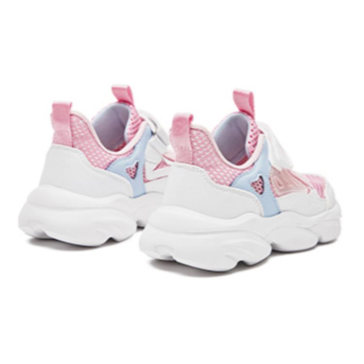 ERKE KIDS Скользоустойчивые детские низкие кроссовки pink white kids' — фото 4