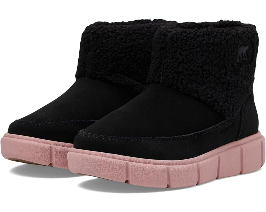 

Ботинки SOREL Kids Sorel Explorer III Slip-On Cozy WP, цвет Black/Dazed Mauve
