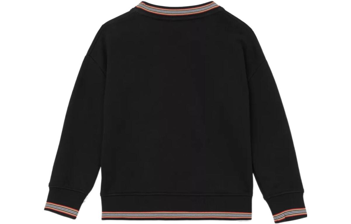 Детская толстовка Burberry, цвет Black — фото 2