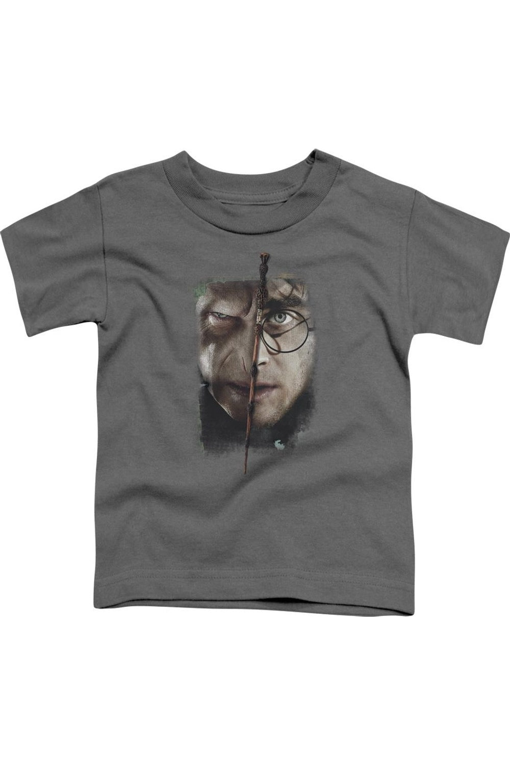 

Футболка с коротким рукавом для детей "Harry Potter: Здесь все заканчивается" Gildan, Charcoal