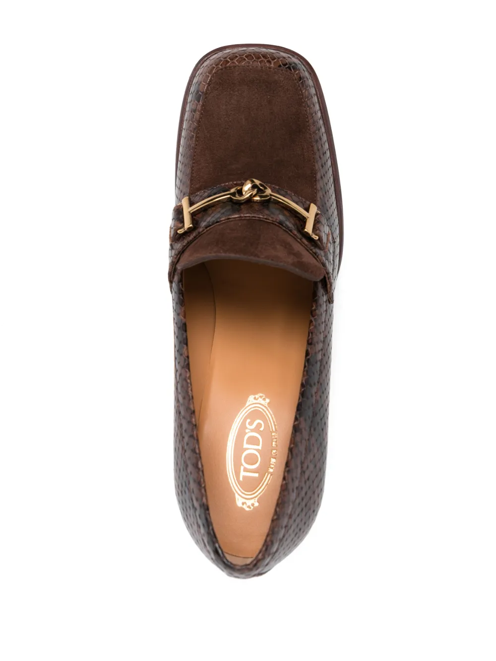 Туфли с квадратным носком Tod'S, синий — фото 4