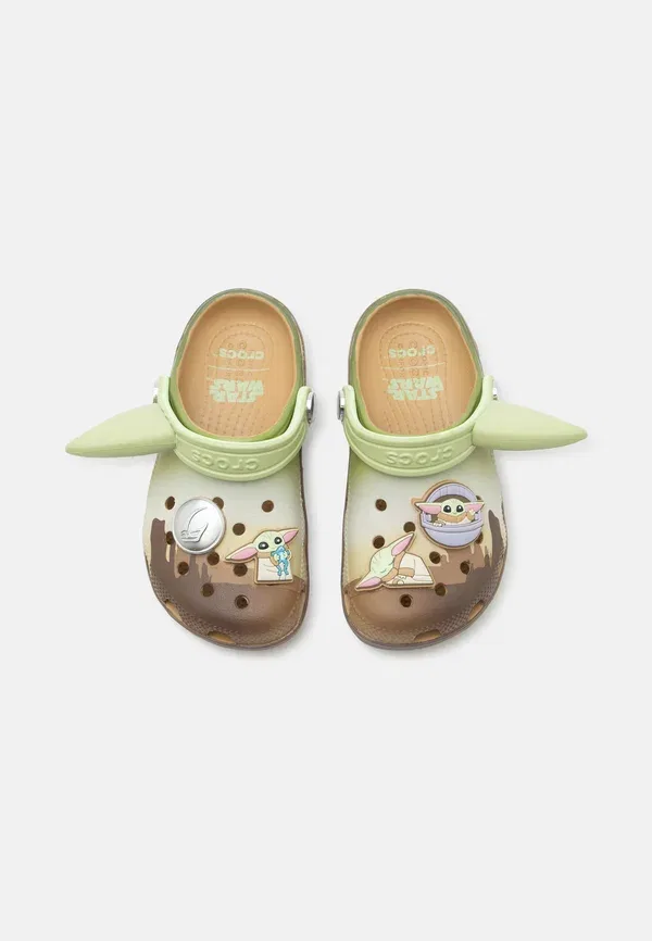 Тапочки Star wars grogu slippers Crocs, разноцветные