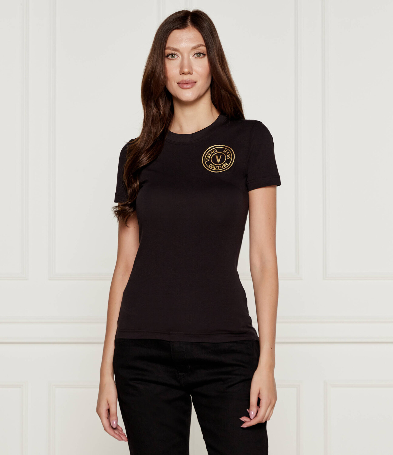 

Футболка Versace Jeans Couture Regular Fit, черный