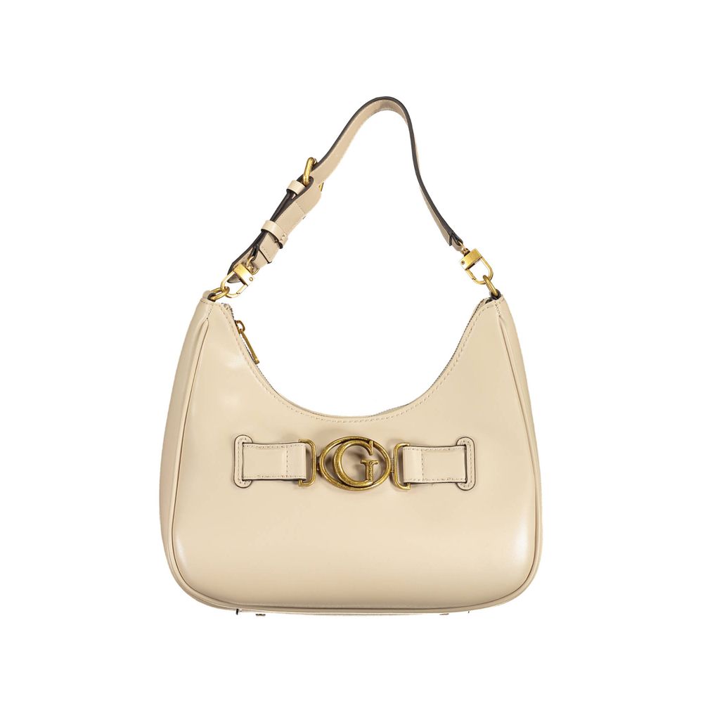 

Бежевая полиэтиленовая сумка Guess Shoes, бежевый
