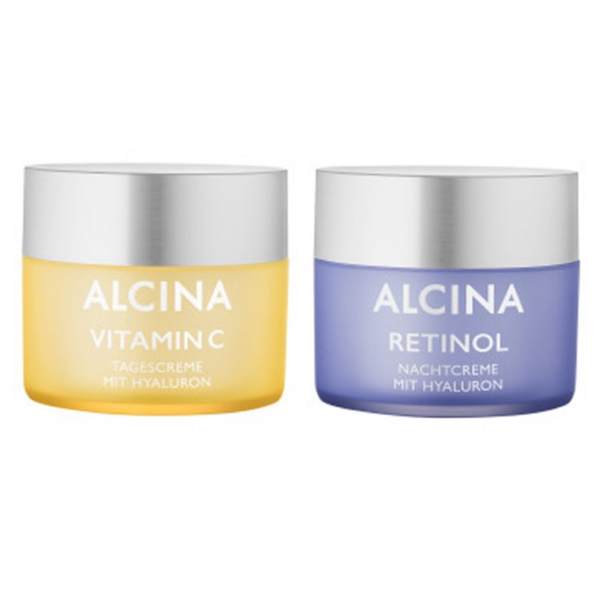 

Крем для лица vitamin c tagescreme + retinol nachtcreme set Alcina, количество 1 шт.