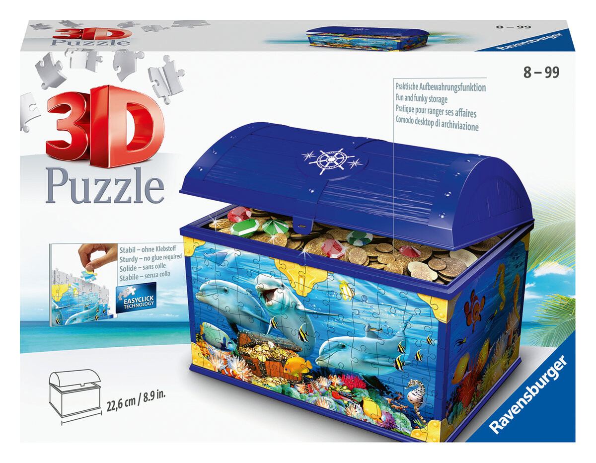 

Ravensburger, пазл, коробка «Подводный мир 3D», 216 шт.