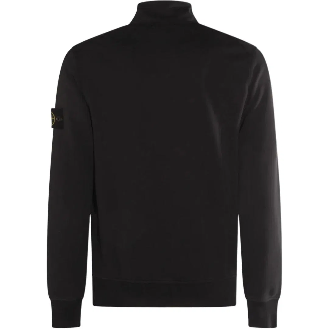 Толстовка на молнии с патчем логотипа STONE ISLAND, Charcoal Gray — фото 2