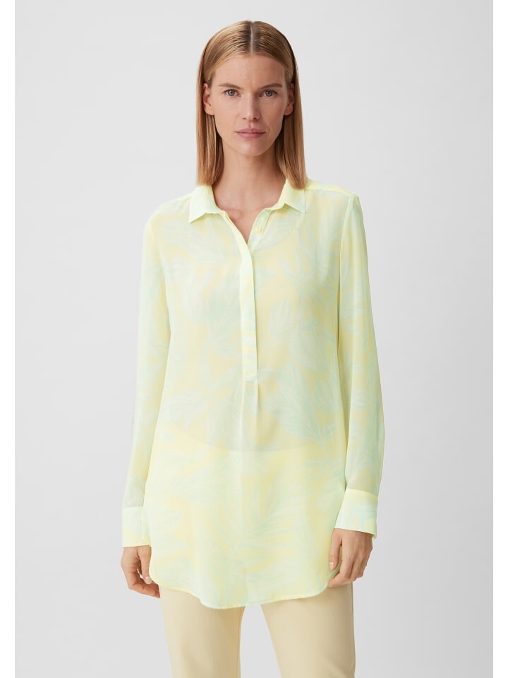 

Блуза comma Bluse langarm, желтый