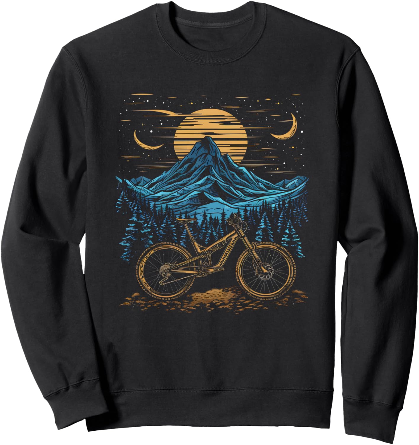 

Толстовка с изображением рисунка для любителя горных велосипедов Funny Mountain Bike T-Shirts And Giveaways, черный