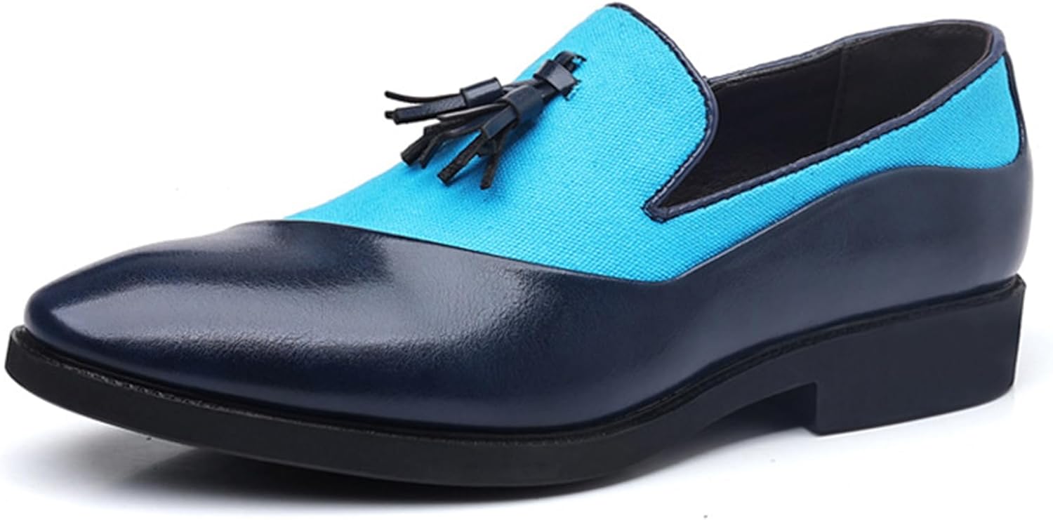 

Классические деловые туфли, удобные туфли для торжественных свадеб, модные нескользящие рабочие туфли-оксфорды Admlzqq, синий