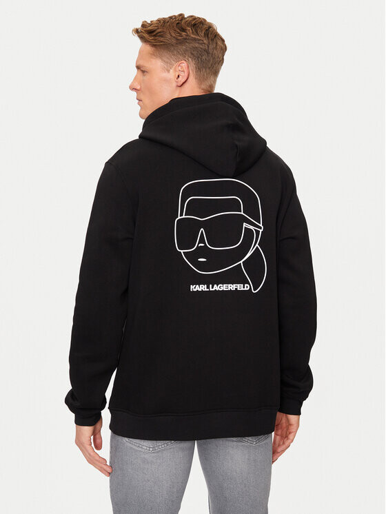 

Толстовка обычного кроя Karl Lagerfeld, черный