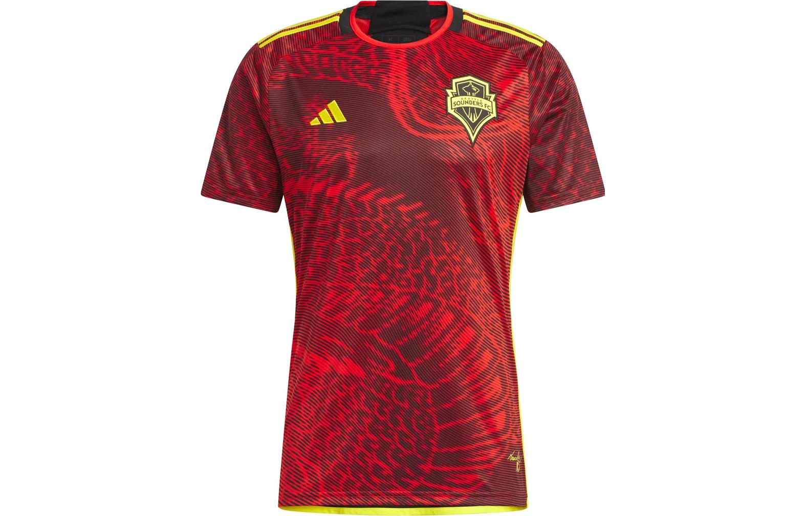 

Футболка Seattle Sounders FC мужская красная Adidas, красный