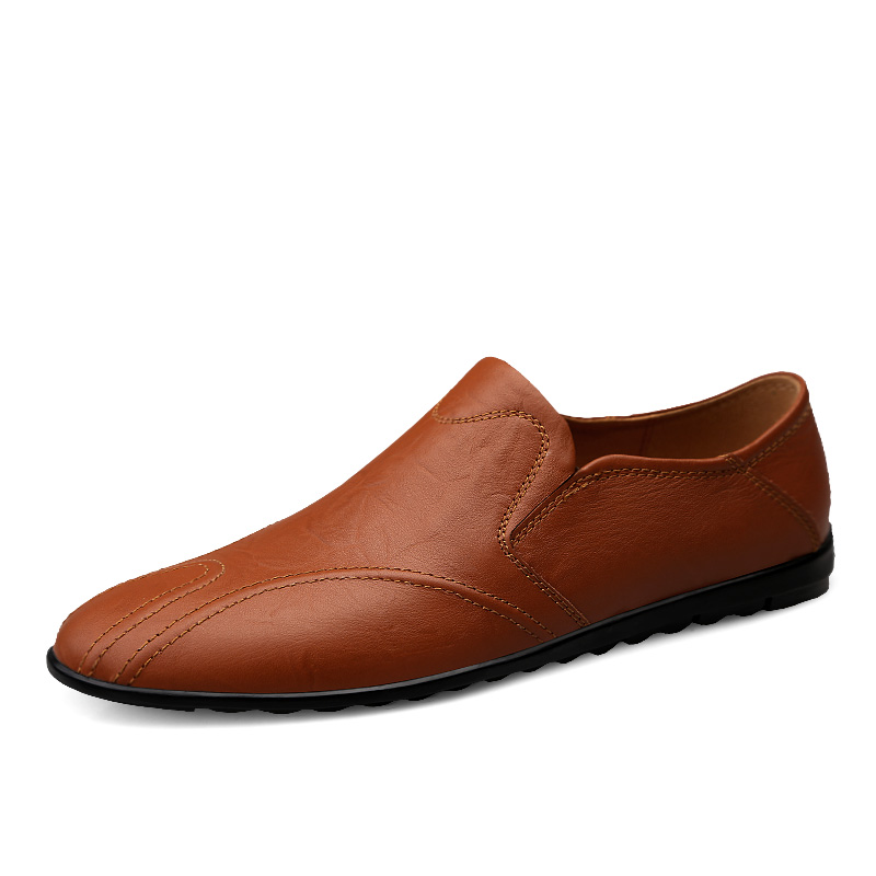 

KUPE Мужские повседневные туфли мужские низкие красные коричневые, цвет Red Brown