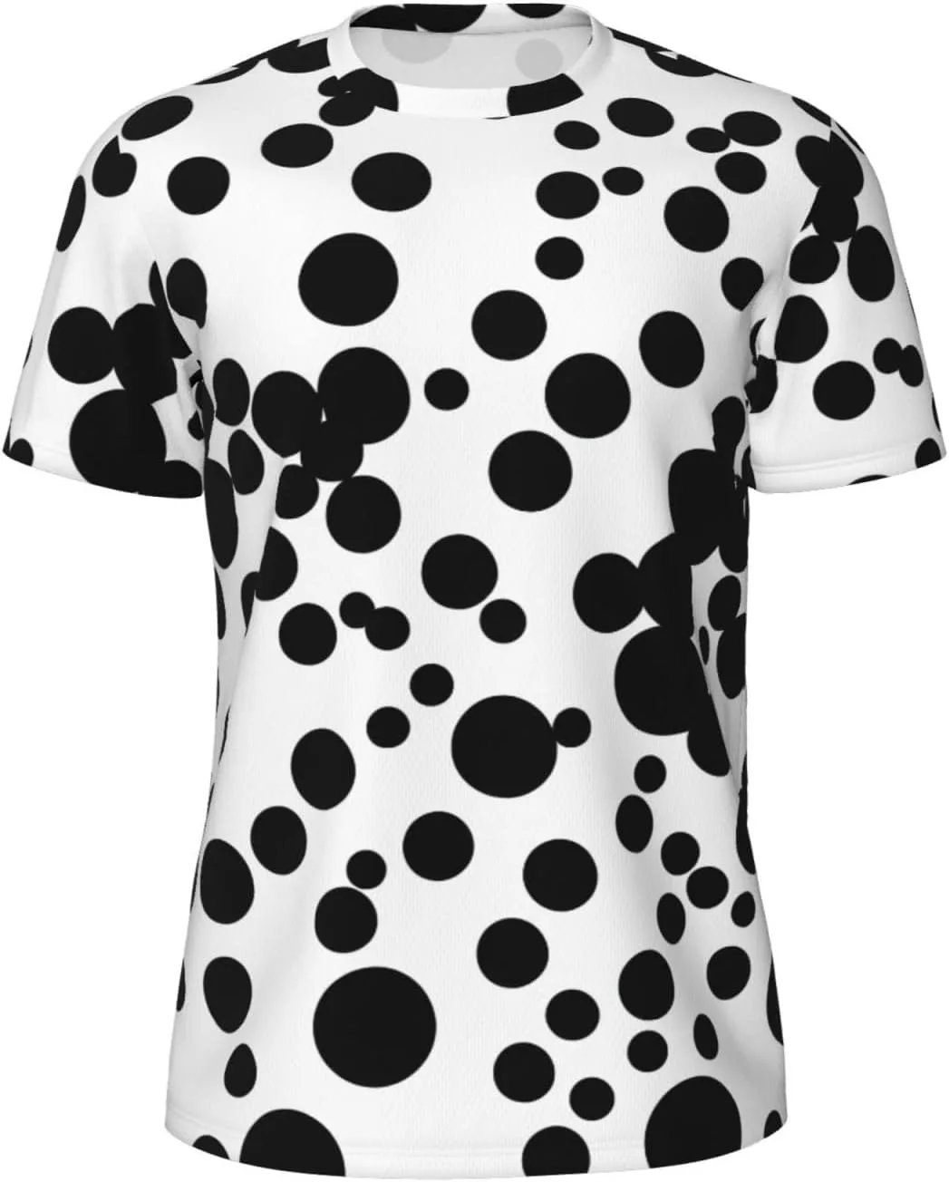 

Футболка мужская летняя с принтом в горох, легкая и дышащая SDFHU