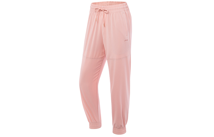 

Вязаные спортивные штаны женские розовые LINING