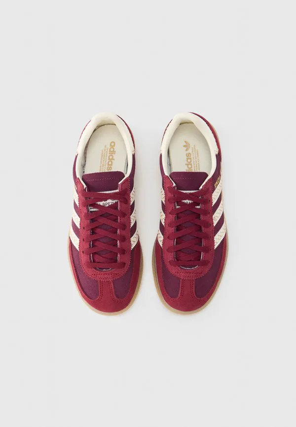 Специальные кроссовки унисекс для гандбола Adidas Originals, Maroon/Off White/Collegiate Burgundy — фото 4