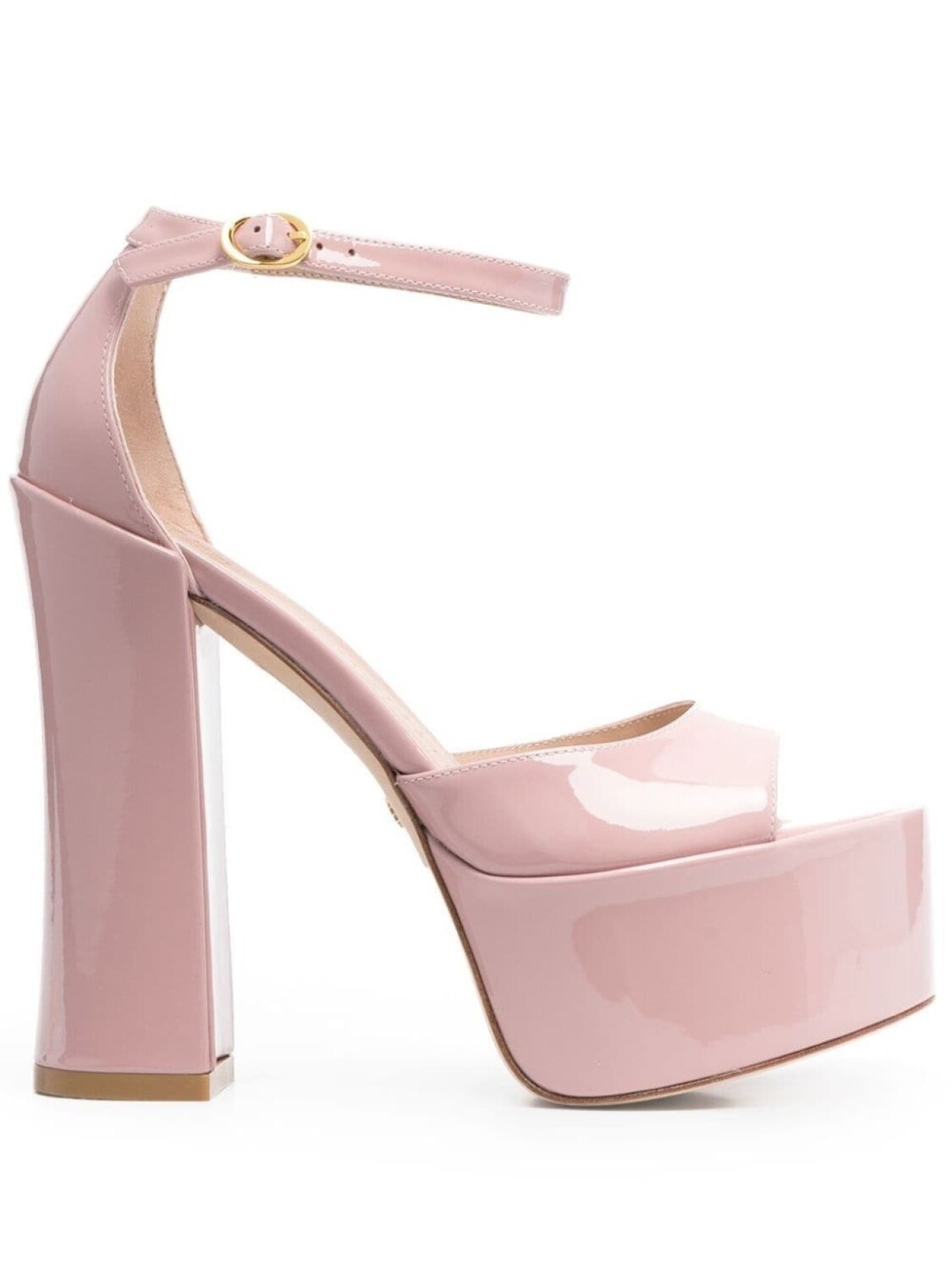 

Stuart Weitzman босоножки Skyhigh 145 на платформе, розовый