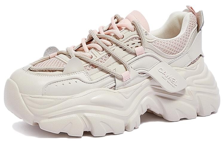 

Кроссовки CAMEL Chunky Sneakers Women's Low-top, хаки/желтый