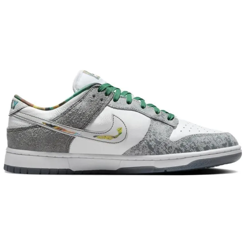 Кроссовки Nike Dunk Low "Philly", серый белый — фото 4