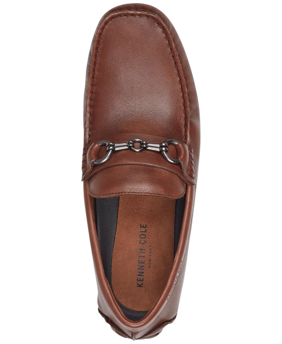 Мужские повседневные лоферы Theme Bit Detail Driver Kenneth Cole New York, Medium Brown — фото 4