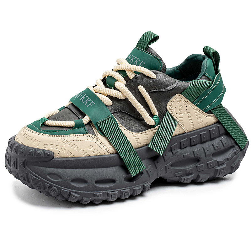 

Boogie Bear Амортизирующие дышащие легкие низкие повседневные туфли для мужчин с эффектом увеличения роста серо-зеленые, цвет Gray Green