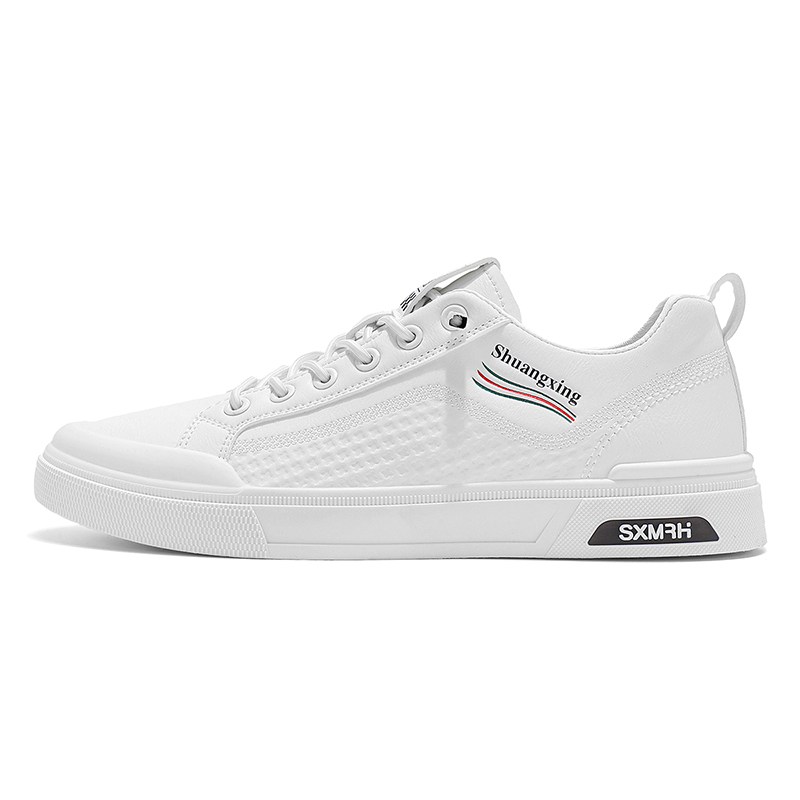 

Binary Дышащие низкие кроссовки для скейтбординга, мужские, белые