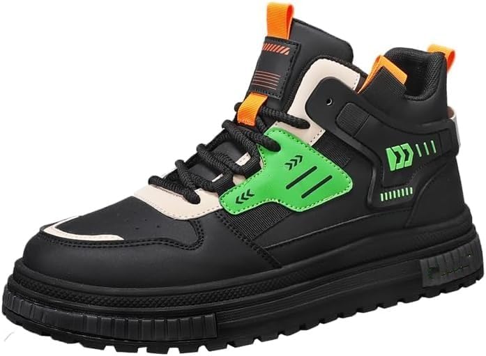 

Удобные модные кроссовки на платформе для скейтборда, прогулок, пробежек и кемпинга, для всех сезонов, мужские с шнуровкой Hhhchpm