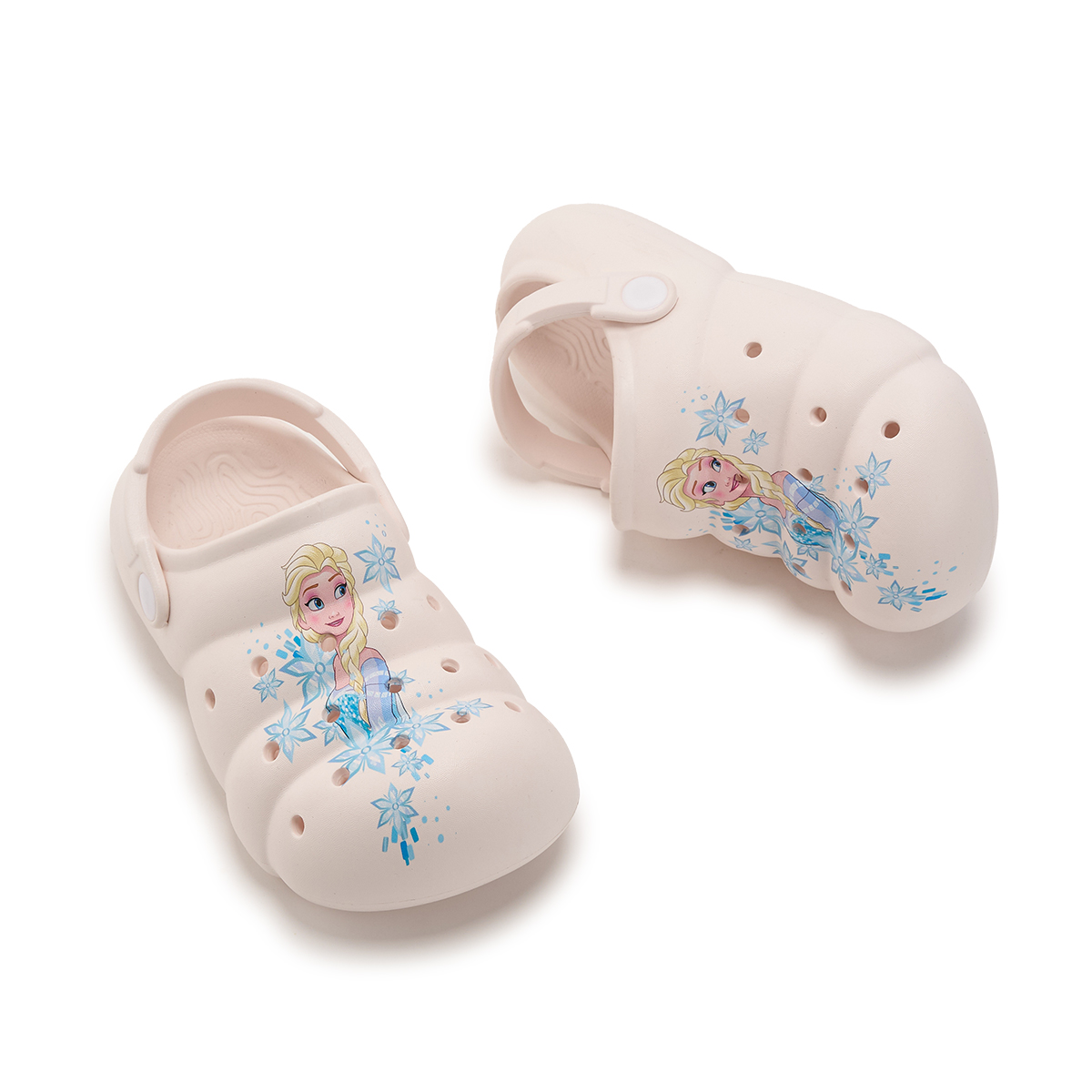 Детские сандалии Frozen Slip Anti Kick с амортизацией и износостойкостью, с низким верхом Disney, белый — фото 4