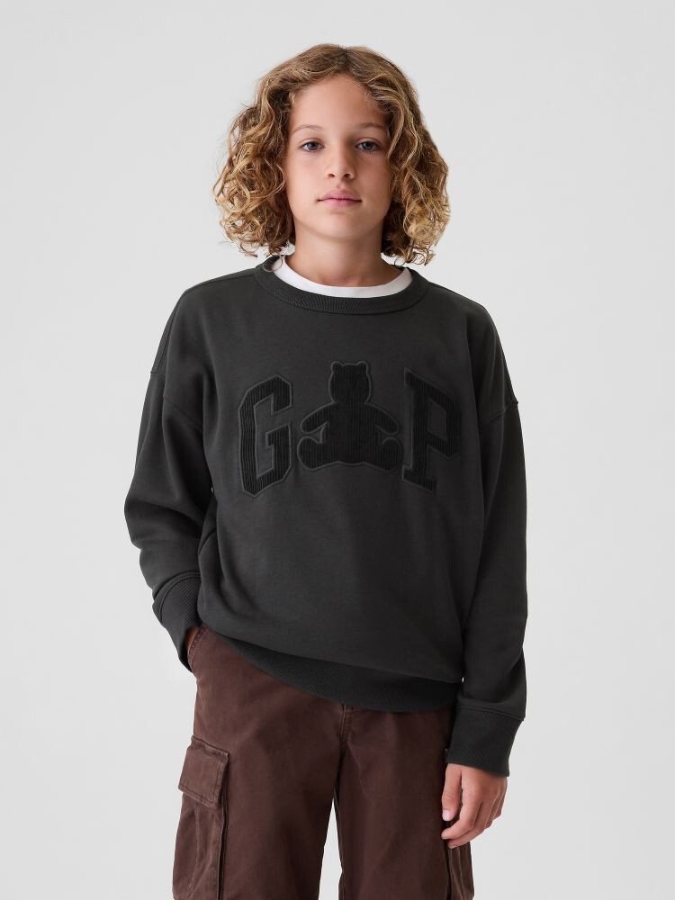 

Детская толстовка с логотипом Gap, черный