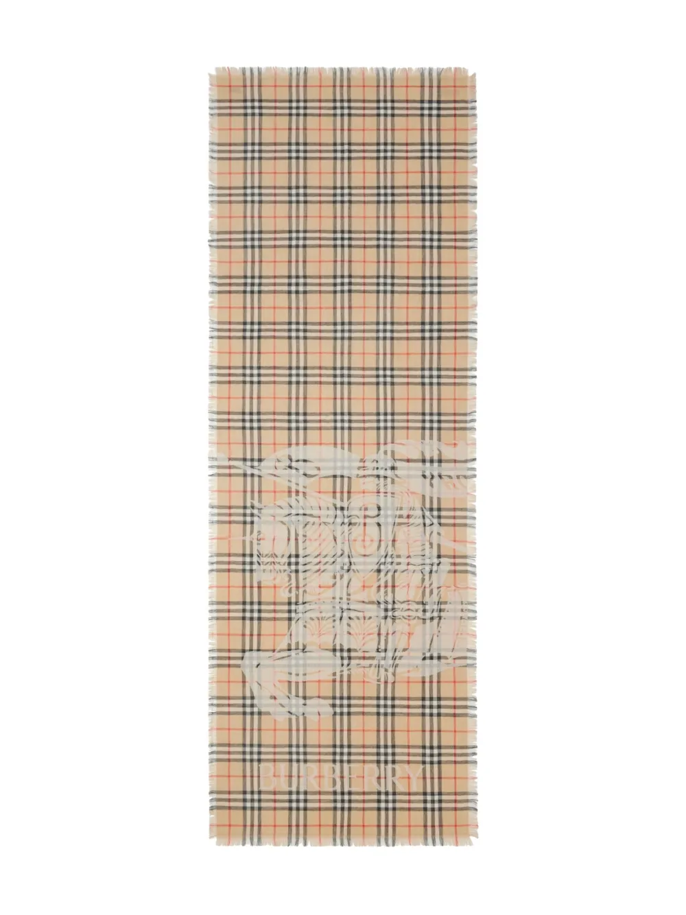 

Шарф Signature Knight BURBERRY, нейтральный