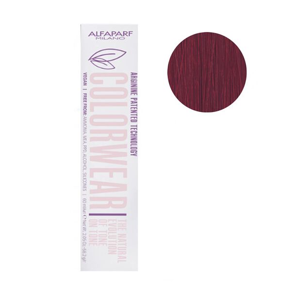 

Краска для волос без аммиака 6.66, 60 мл Alfaparf Color wear, цвет 6.66